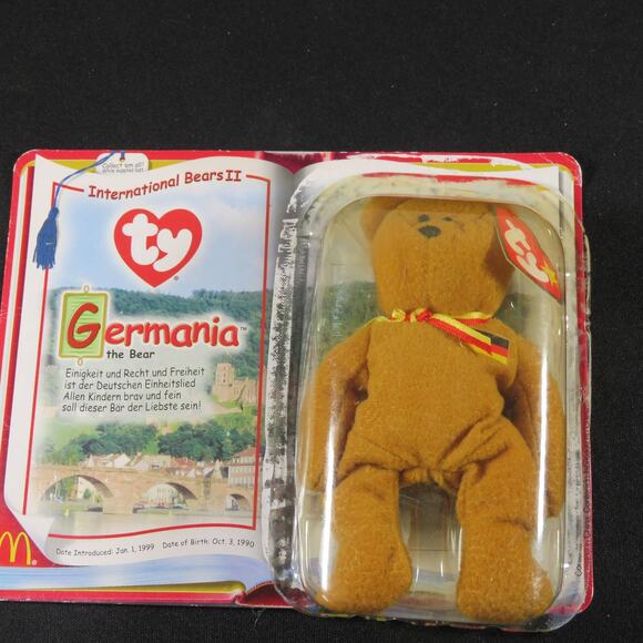 Lot of 7 McDonald's Ty Beanie Babies International Bears II Good Condition READ - Picture 15 of 16